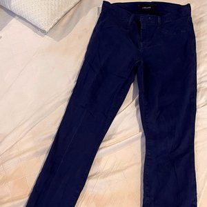 J Brand Jeans Super Skinny Jeans - Dark Royal Blue - Size 28